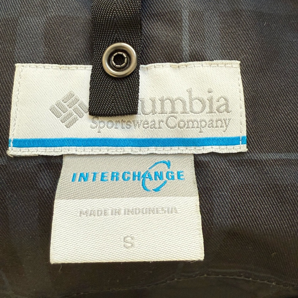 Columbia Whirlibird Omni-Heat Waterproof Hooded Jacket Black Plaid Shell Small - Picture 6 of 7